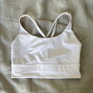 Lululemon Athletica White Sports Bra